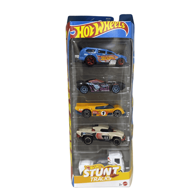 HOTWHEELS STUNT TRACKS 5 CAR PACK