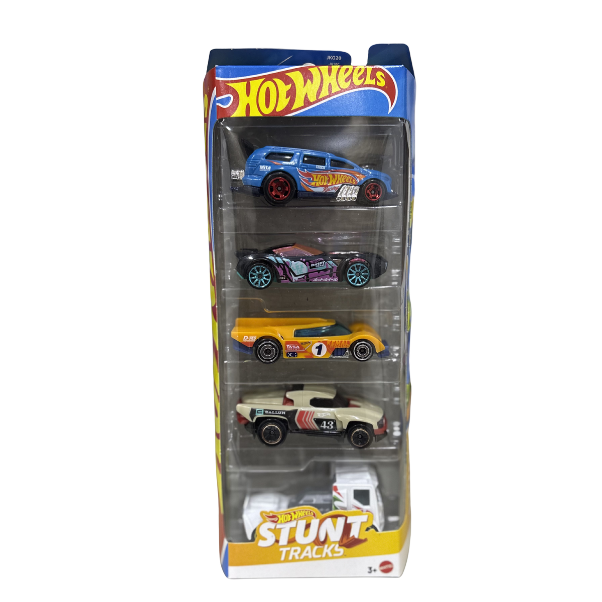 HOTWHEELS STUNT TRACKS 5 CAR PACK