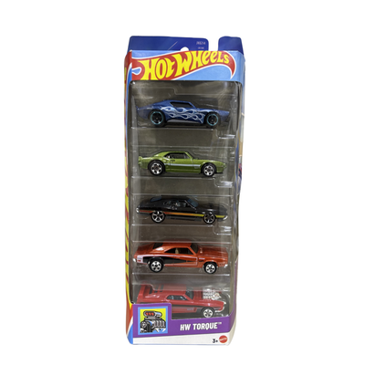 HOTWHEELS HW TORQUE 5 CAR PACK