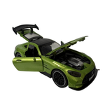 Mercedes-AMG GT3S Diecast Model 1:32 Scale — Racing Green | Opening Doors | Light & Sound | Alloy Car Series