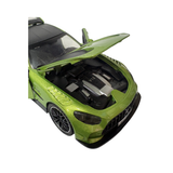 Mercedes-AMG GT3S Diecast Model 1:32 Scale — Racing Green | Opening Doors | Light & Sound | Alloy Car Series