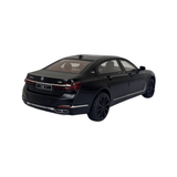 BMW 7 Series M760Li xDrive Diecast Model 1:24 Scale — Midnight Black | All Doors, Hood & Boot | Light & Sound | Display Stand