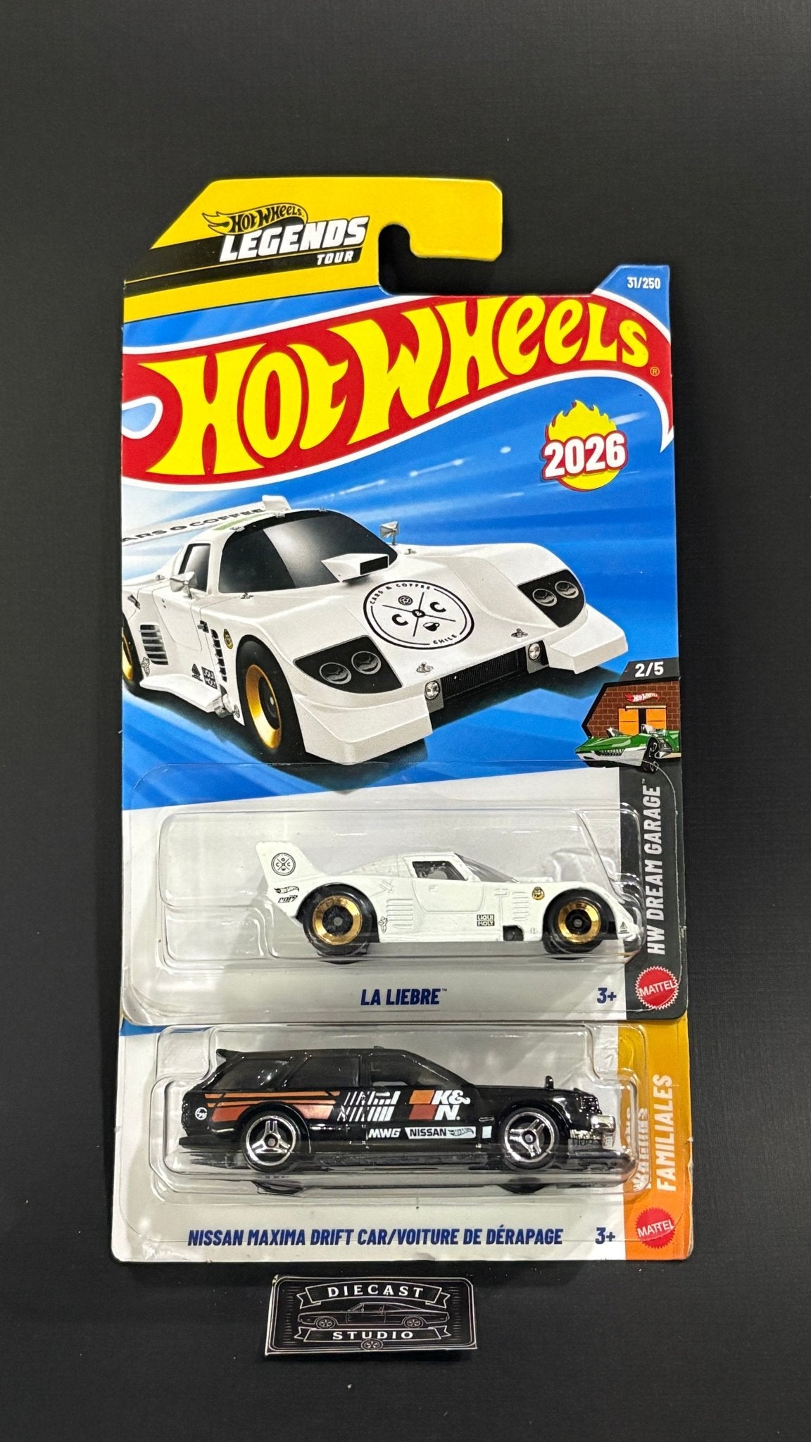 Hot Wheels 2 Car Set 45