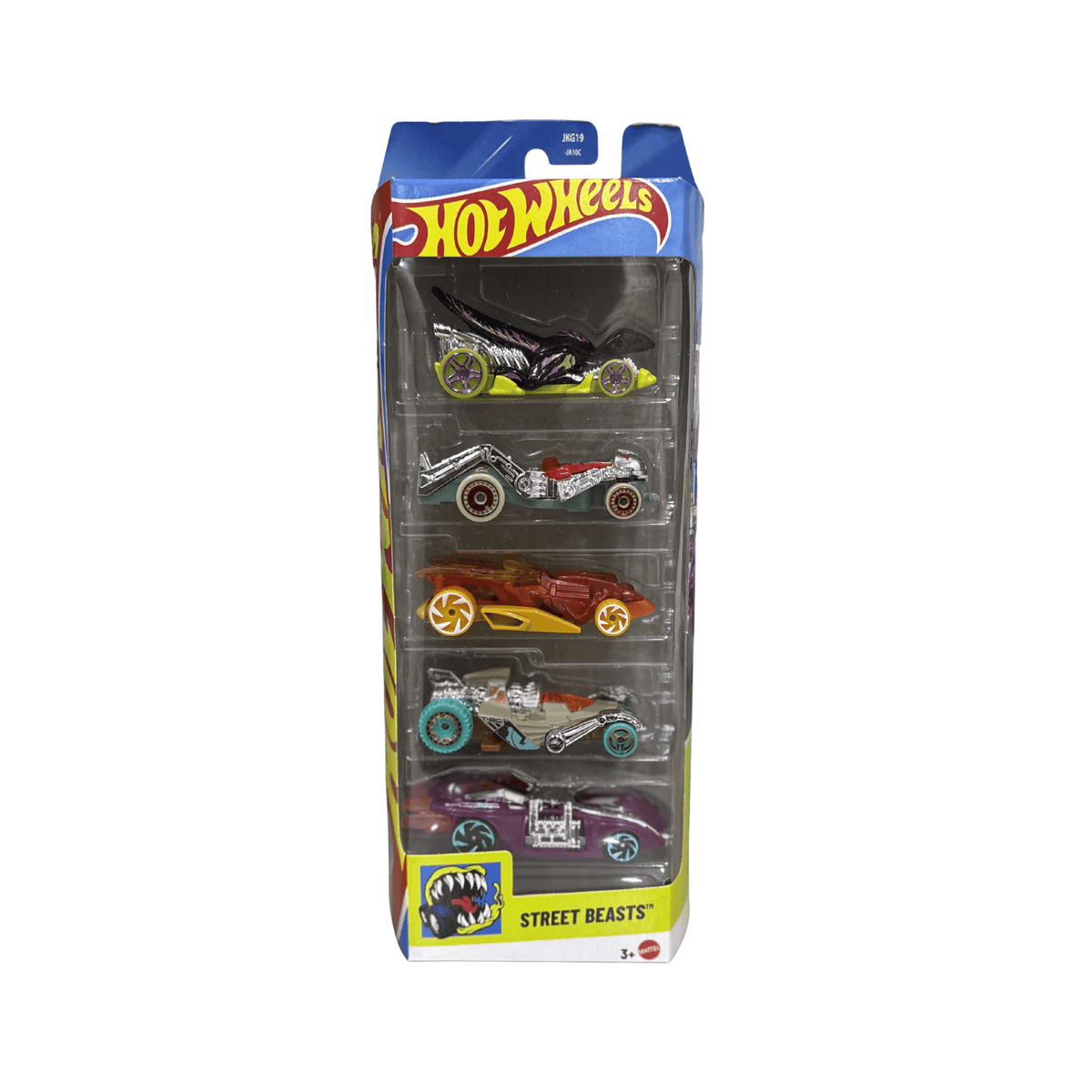 HOTWHEELS STREET BEASTS 5 CAR PACK