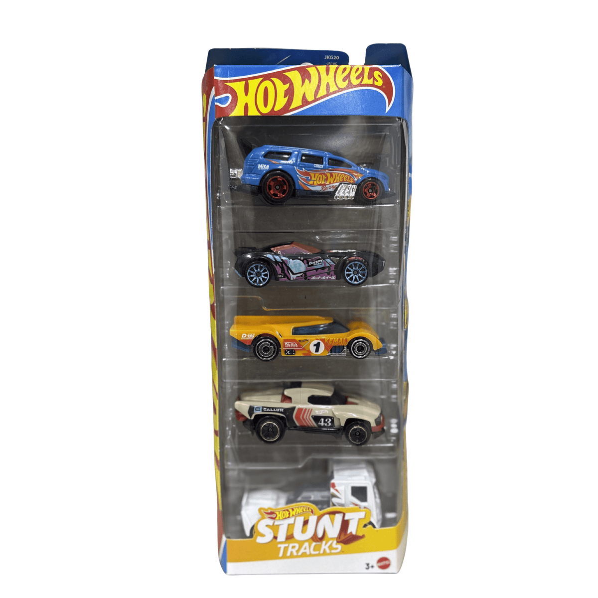 HOTWHEELS STUNT TRACKS 5 CAR PACK