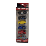 Lightning Mcqueen Diecast 6 Metal Car Set