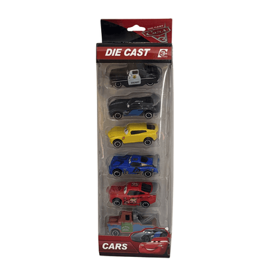 Lightning Mcqueen Diecast 6 Metal Car Set