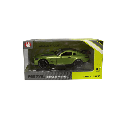 Mercedes-AMG GT3S Diecast Model 1:32 Scale — Racing Green | Opening Doors | Light & Sound | Alloy Car Series