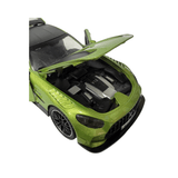 Mercedes-AMG GT3S Diecast Model 1:32 Scale — Racing Green | Opening Doors | Light & Sound | Alloy Car Series