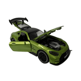 Mercedes-AMG GT3S Diecast Model 1:32 Scale — Racing Green | Opening Doors | Light & Sound | Alloy Car Series